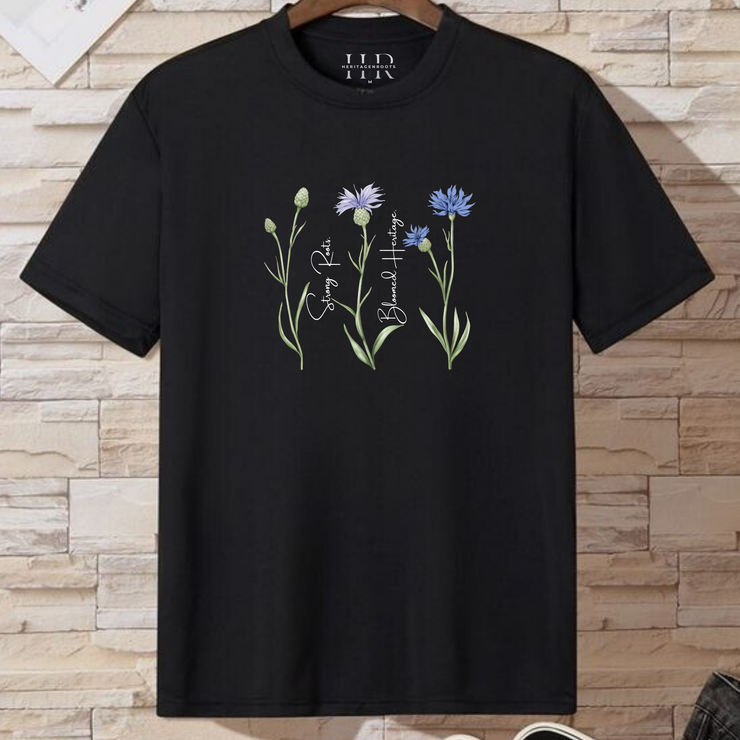 Strong Roots, Bloomed Heritage T-shirt